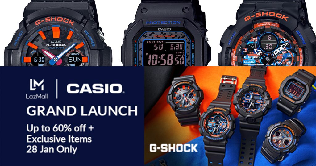 Casio is now on Lazada LazMall – up to 60% OFF plus exclusive items to celebrate the launch! Shop now! - Alvinology