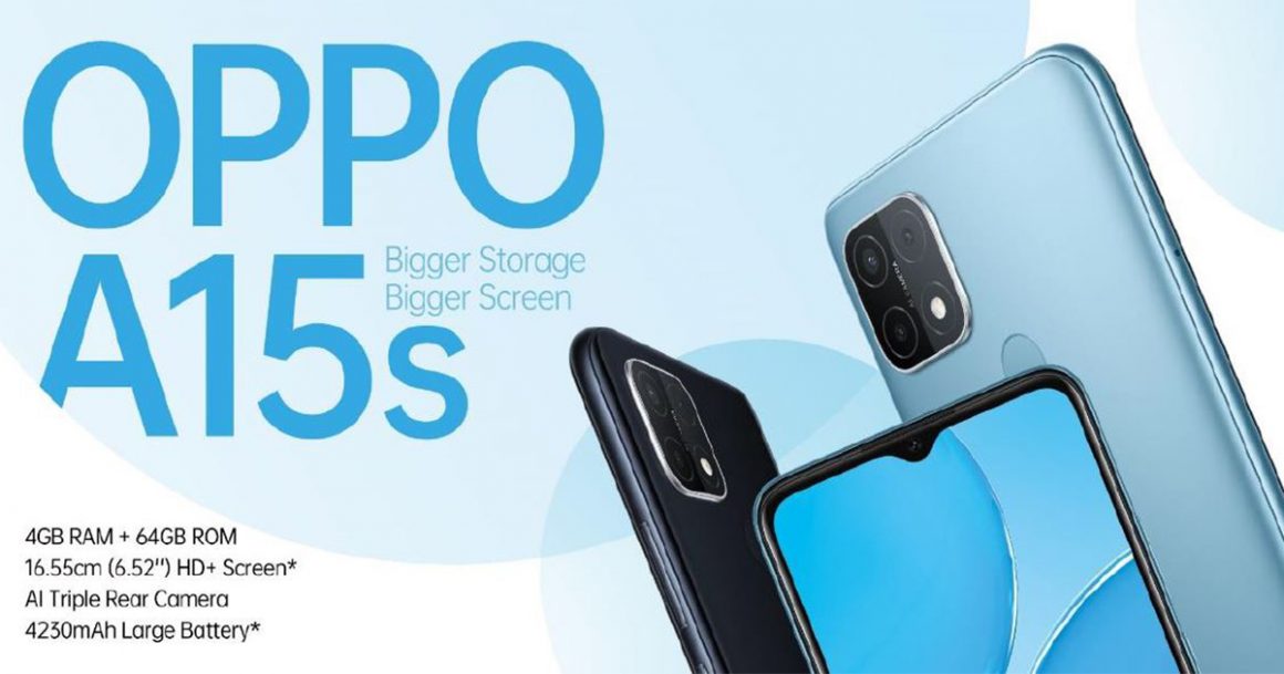 OPPO A15s is here packed with bigger storage and an even bigger screen ...