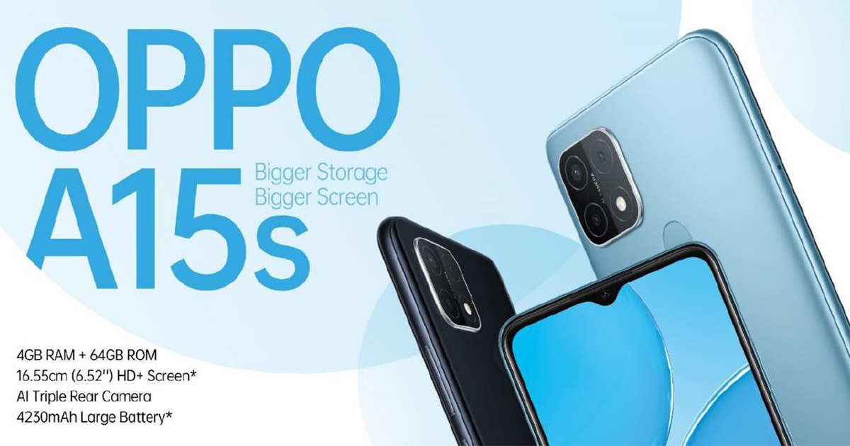 OPPO A15s is here packed with bigger storage and an even bigger screen, pre-order today and get a free OPPO umbrella! - Alvinology