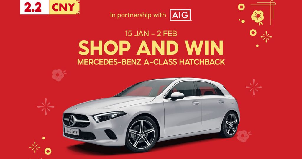 [LUCKY DRAW] Win a Mercedez-Benz A-Class Hatchback during Shopee 2.2 CNY Sale! Here’s how to qualify and it’s very easy – - Alvinology