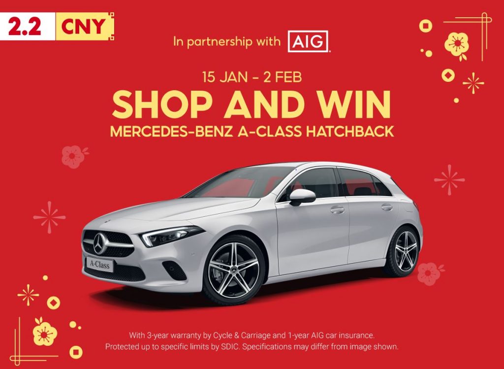 [LUCKY DRAW] Win a Mercedez-Benz A-Class Hatchback during Shopee 2.2 CNY Sale! Here’s how to qualify and it’s very easy – - Alvinology