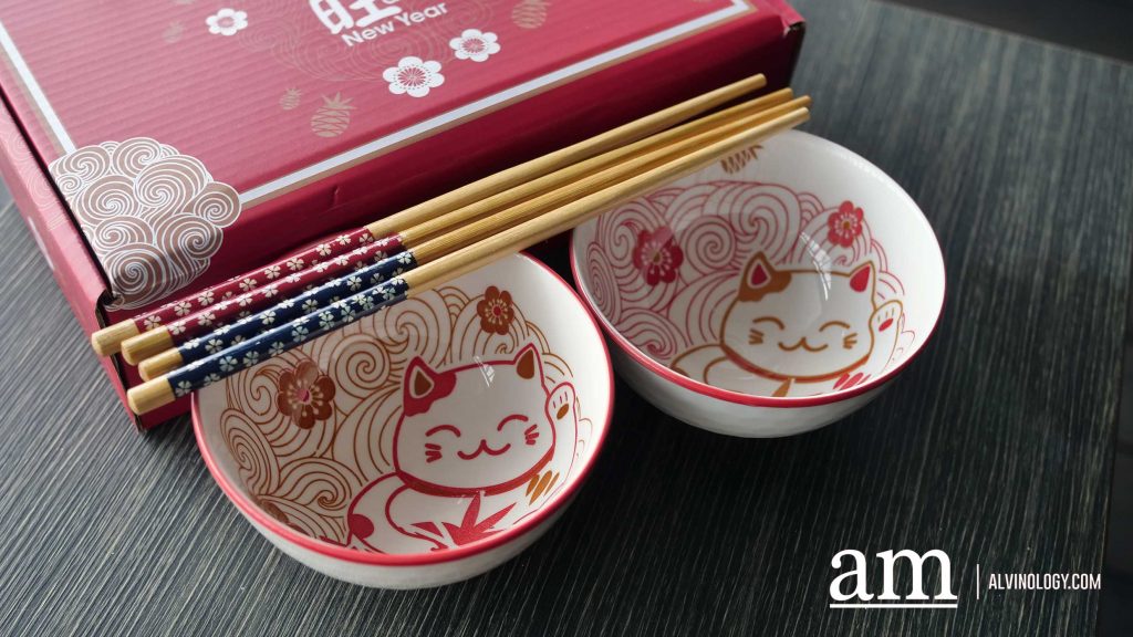 CNY at City Square Mall - Redeem these Cute Cat bowls and Chopsticks sets and more when you shop - Alvinology