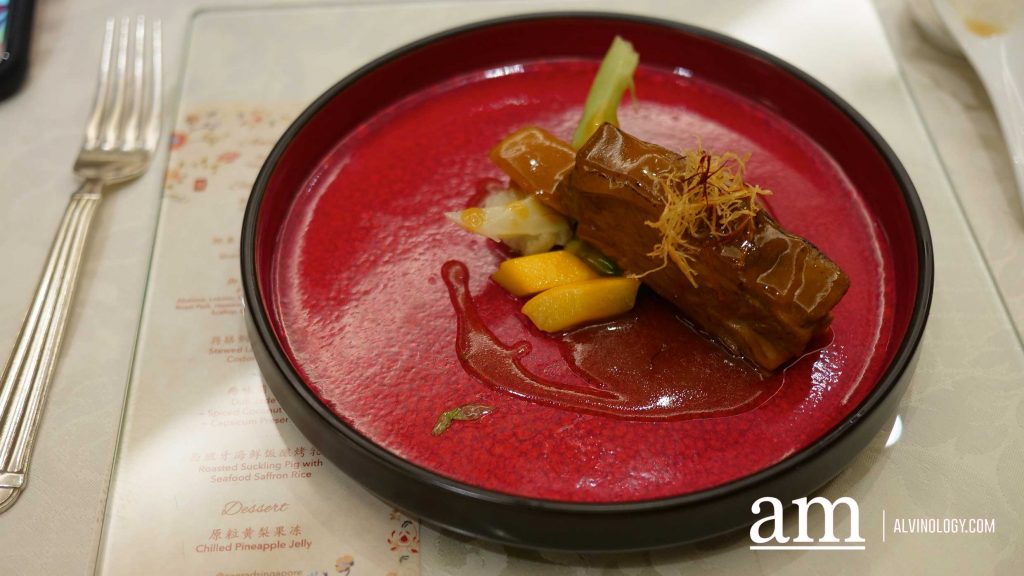 Stewed Lamb Rack, Saffron, Codonopsis, Cumin