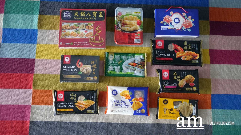 [REVIEW + GIVEAWAY] CNY Huat Cow Cow with EB Food for your home steamboat - Alvinology