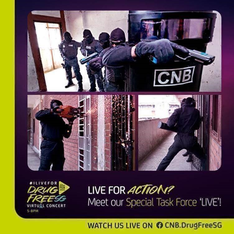 CNB and NCADA host A virtual concert to further strengthen its anti-drug Abuse Campaign - #ILiveForDrugFreeSG - Alvinology