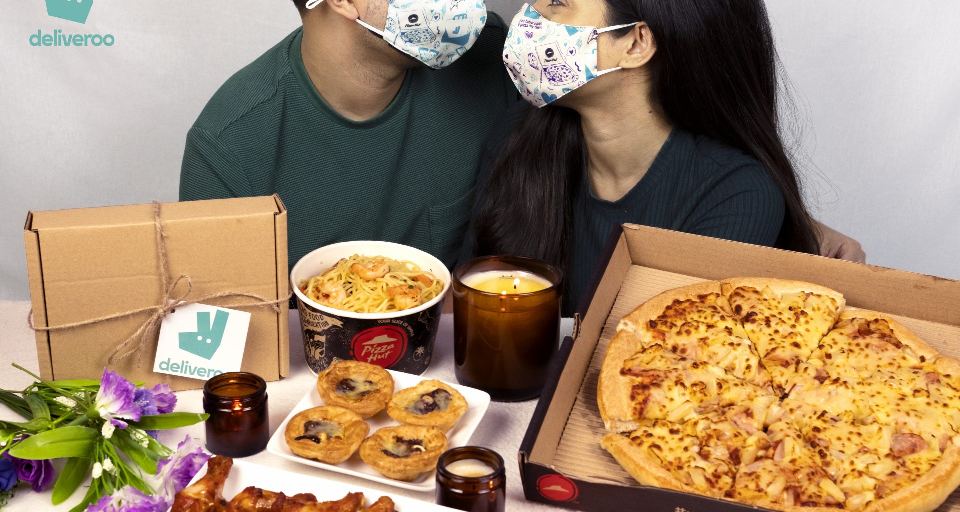 Steal A Pizza My Heart This Valentine’s Day With Limited-Edition Deliveroo and Pizza Hut Couples Face Masks - Alvinology