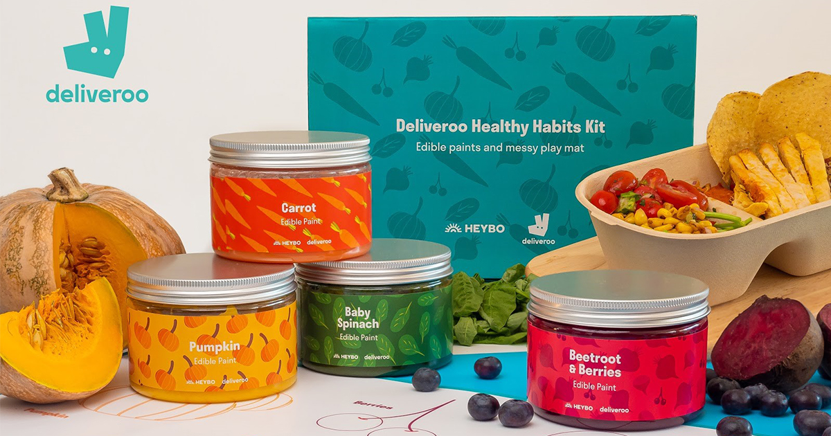 [GIVEAWAY] Deliveroo reminds kids to keep healthy this March Holiday with these new yummy edible paints - Healthy Habits Kit - Alvinology