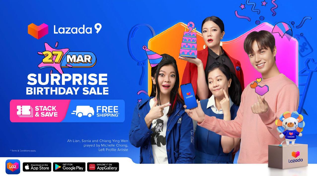 Award-winning Artiste Michelle Chong is Lazada’s first Local Ambassador; look out for this year’s Surprise Birthday Sale! - Alvinology