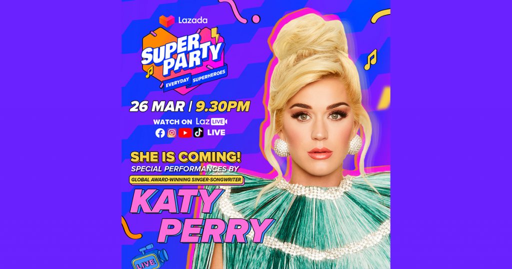 Catch Katy Perry, NCT Dream, and rain of FREE VOUCHERS at the Lazada Super Party concert as the e-commerce platform celebrates its 9th Birthday! - Alvinology