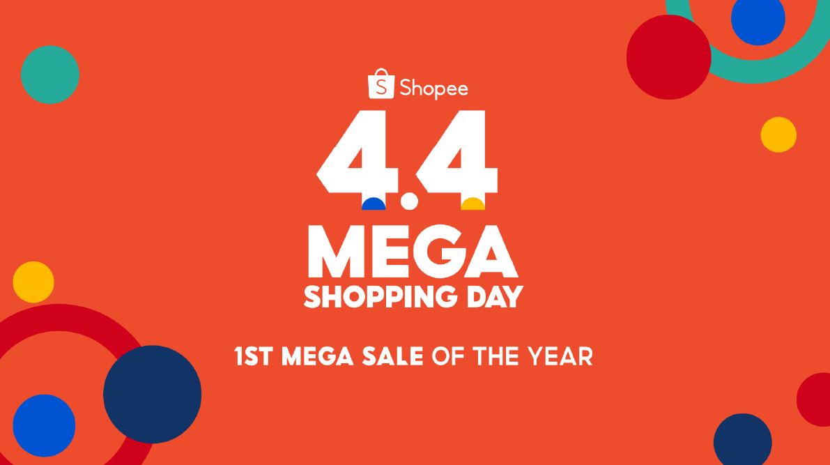 [SALE] Shopee 4.4 Mega Shopping Day - 4 Million Vouchers, 28% Cashback and, Million Dollar Discount deals; See them all here! - Alvinology