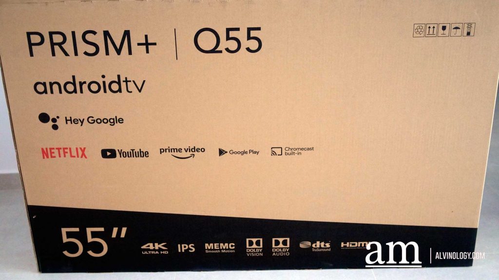 [#Supportlocal] With A Promotional price of just S$769, PRISM+ Q55, 55" 4k Android TV, blows Competitors away - Alvinology