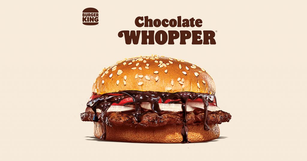 [PROMO] The only real treat you can get this April Fools’ is Burger King’s new Chocolate WHOPPER! Learn how to get a free Mashed Up Fries here - Alvinology