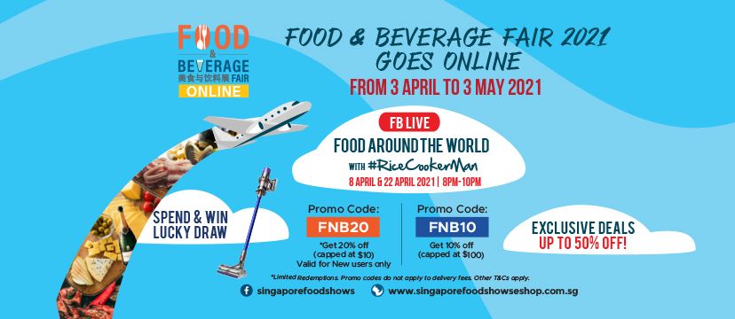 [PROMO CODE INSIDE] Enjoy 10% - 20% OFF as you feast on this year’s Food & Beverage Fair; Don’t miss the weekly giveaway! - Alvinology