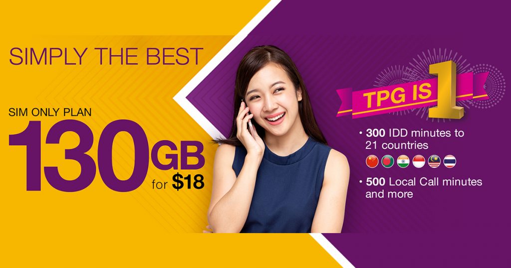 [PROMO] TPG turns One offering 100GB for $10 and 130GB for $18 SIM-only plans for a limited time only! - Alvinology