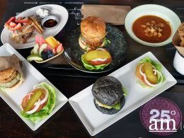 [Review] New Juicy Lucy Burger and Dry-aged patty upgrade option at 25 Degrees Singapore at hotel G - Alvinology