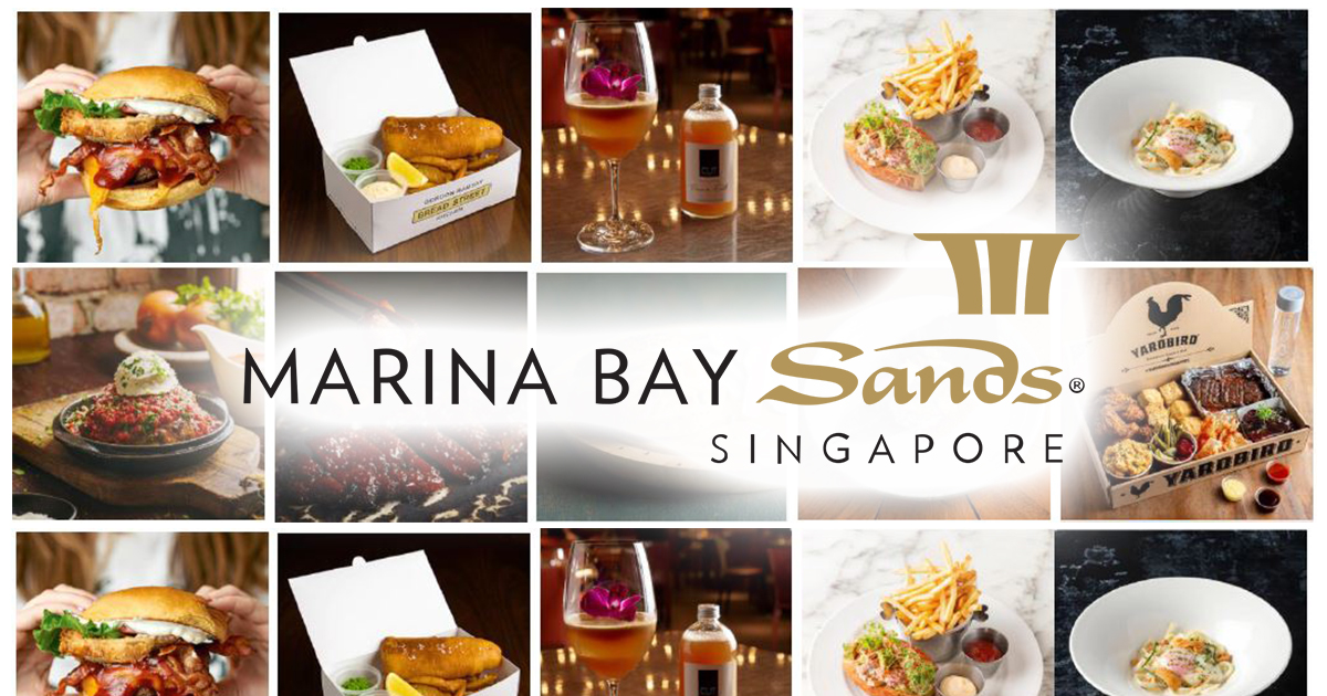 Marina Bay Sands expands Gourmet Takeaway programme - enjoy 1 hour of complimentary parking with any F&B takeaway! - Alvinology