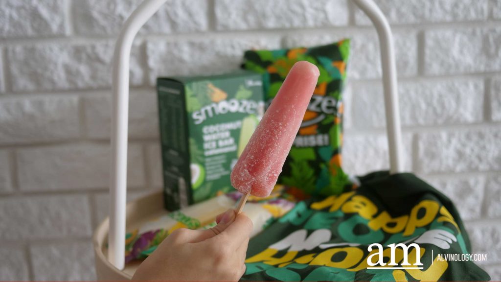 [Review] Smooze! Coconut Water Ice Bars - Alvinology