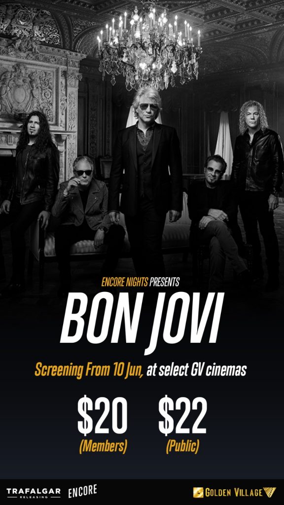 Bon Jovi Encore Nights at Golden Village - Rocking Cinemas This Father's Day Weekend - Alvinology