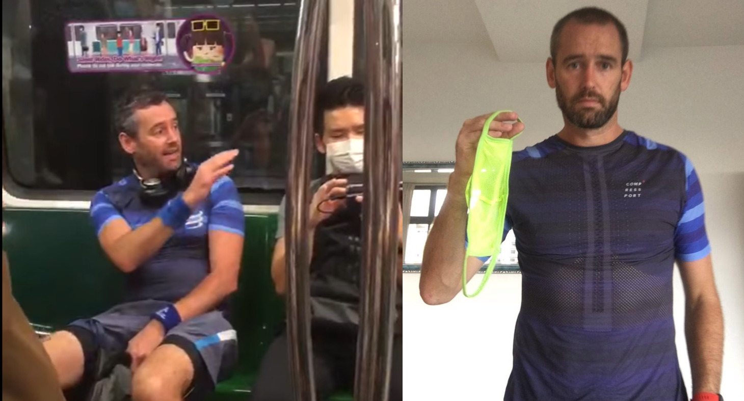 “I will never wear a mask”: British man tells fellow MRT passengers; facing 6 months’ jail - Alvinology