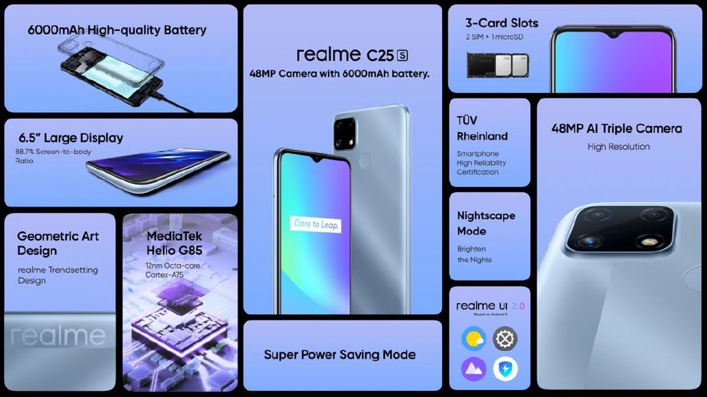 realme C25s launches in Singapore - the industry’s first known smartphone to obtain the TÜV Rheinland Smartphone High Reliability Certification - Alvinology