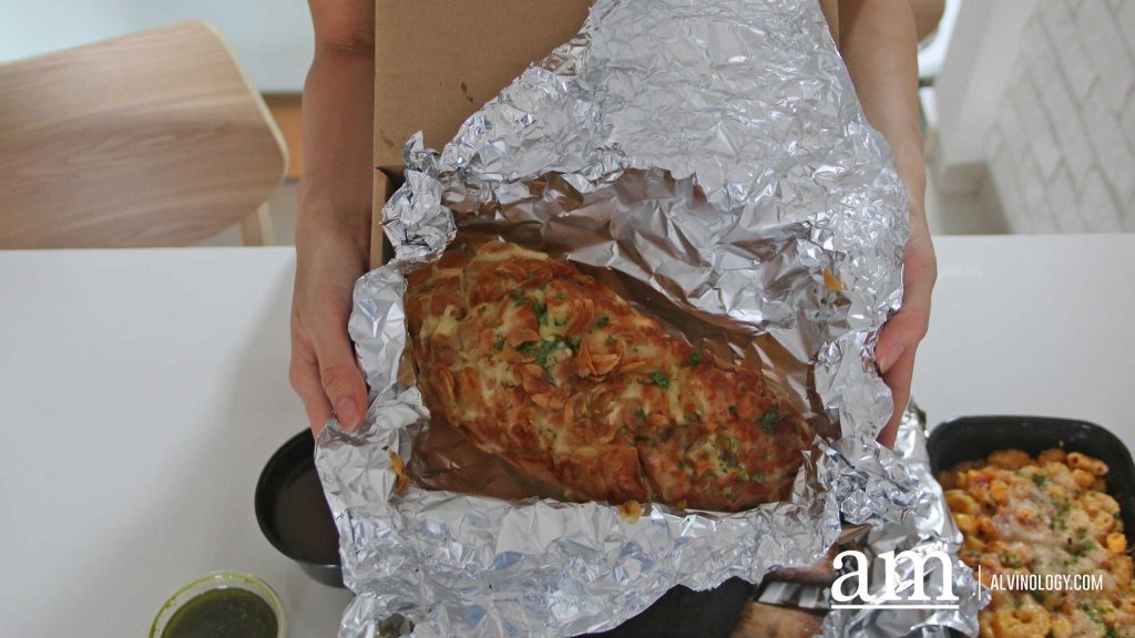 Triple Cheese Garlic Sourdough