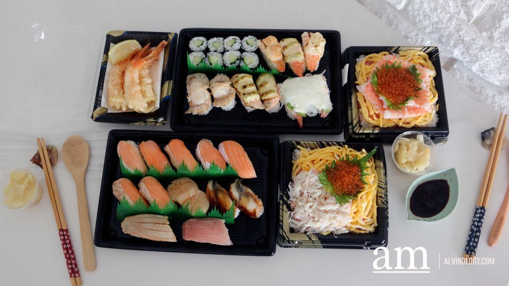 [Review] Build-Your-own Takeaway Sushi Platter from Sushiro Singapore - Alvinology