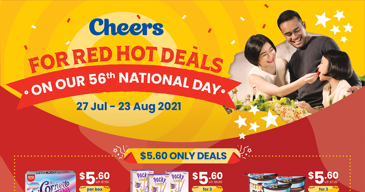Red Hot S$5.60 Deals! Get a limited-edition Yeo’s x FairPrice National Day canned drink with purchase of any participating Yeo’s products! - Alvinology
