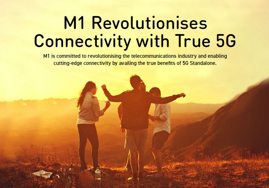M1 customers can now experience True 5G Standalone simply by adding on a booster pack with their existing mobile plan - Alvinology