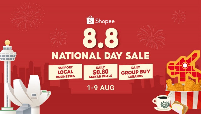 [PROMO] Shopee 8.8 National Day Sale – win a 2D1N stay at The Fullerton Hotel Singapore, Shopee's exclusive NDP Snack Box, food vouchers, and more! - Alvinology