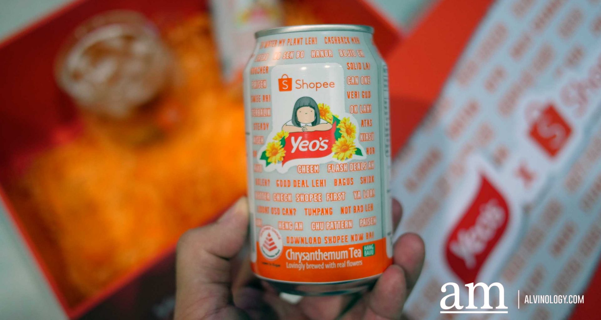 [PROMOTION] limited edition Shopee x Yeo's Chrysanthemum Tea - specially for Singapore's National Day - Alvinology