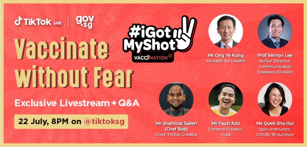 TikTok launches its #IGotMyShotSG vaccine education campaign and #FlexYourVax challenge to encourage users to get vaccinated against COVID-19 - Alvinology