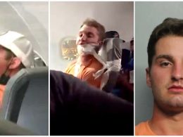 US Airline passenger duct-taped to seat for groping 2 female flight crew, punching one other - Alvinology