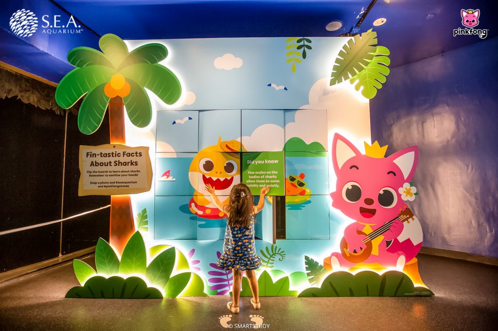 Children can meet and have fun with Pinkfong and Baby Shark as they visit the Fin-tastic Friends at S.E.A. Aquarium! - Alvinology