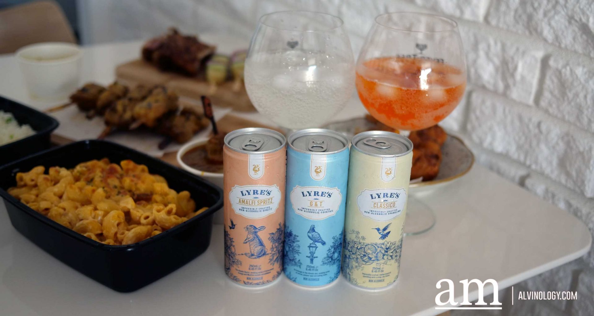 Non-alcoholic Ready-to-drink cocktails from Lyre's to Chill at home - Alvinology