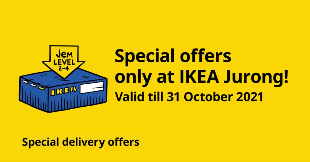Enjoy up to $45 OFF or a FULL REBATE on your delivery fees at IKEA Jurong this October - Alvinology