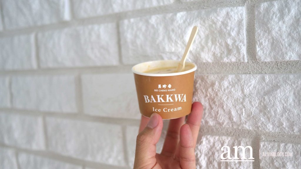 [Review] Bakkwa Ice Cream Anyone? It's real from Bee Cheng Hiang (美珍香肉干香草雪糕) - Alvinology