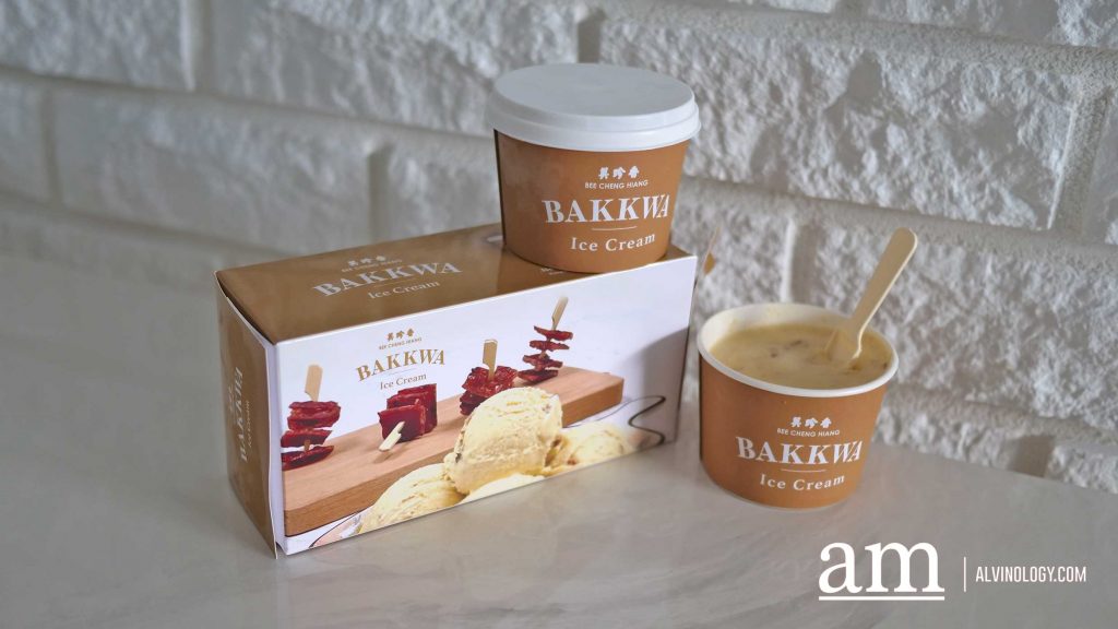[Review] Bakkwa Ice Cream Anyone? It's real from Bee Cheng Hiang (美珍香肉干香草雪糕) - Alvinology