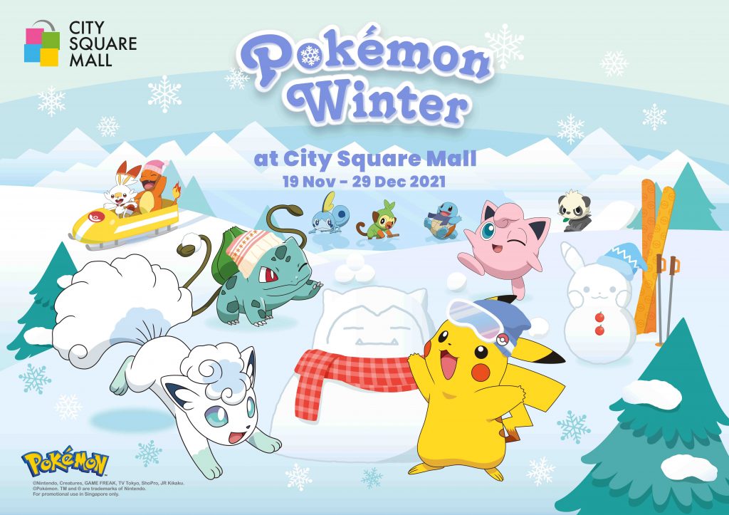 City Square Mall presents a Jolly Pokémon Winter; Check out and redeem these exclusive Pokemon Merchandise – - Alvinology