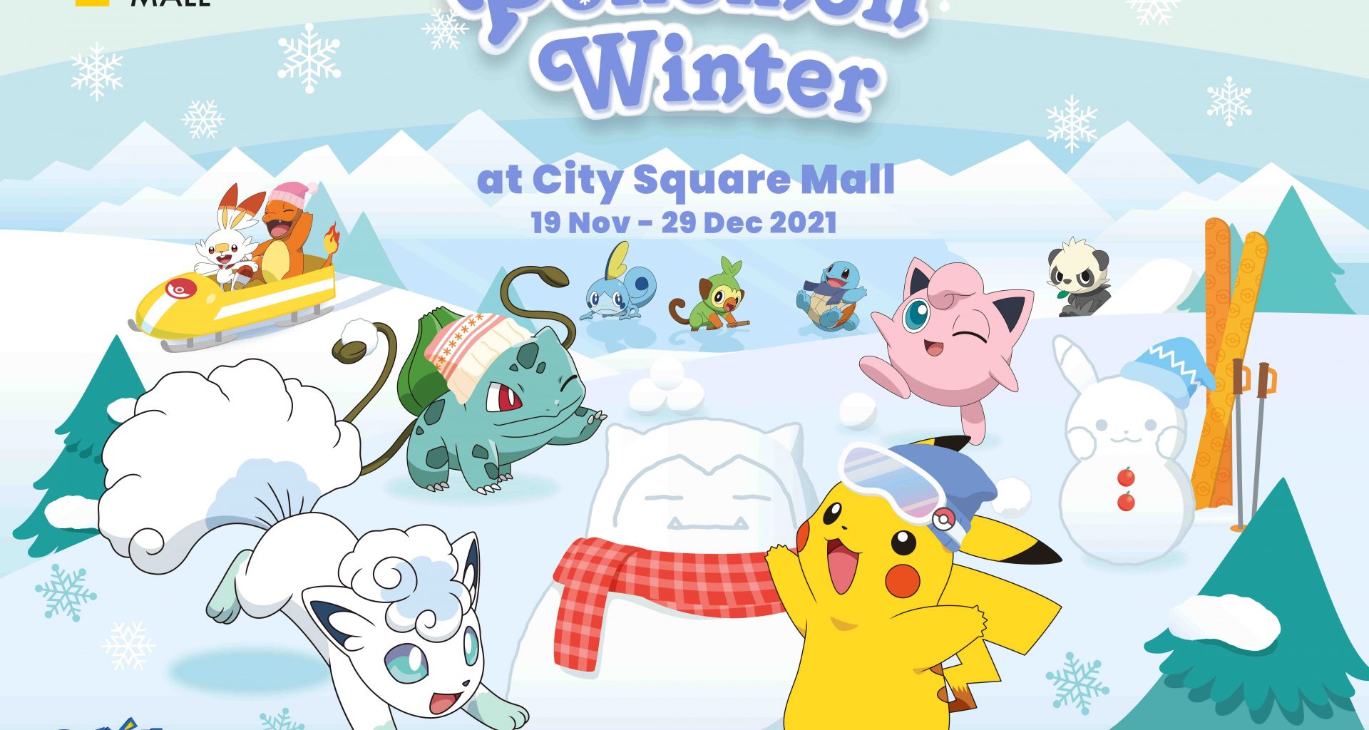 City Square Mall presents a Jolly Pokémon Winter; Check out and redeem these exclusive Pokemon Merchandise – - Alvinology