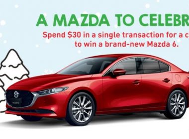 Win a brand-new Mazda 6 this Christmas! Simply spend $30 in single transaction at Frasers Property to win! - Alvinology