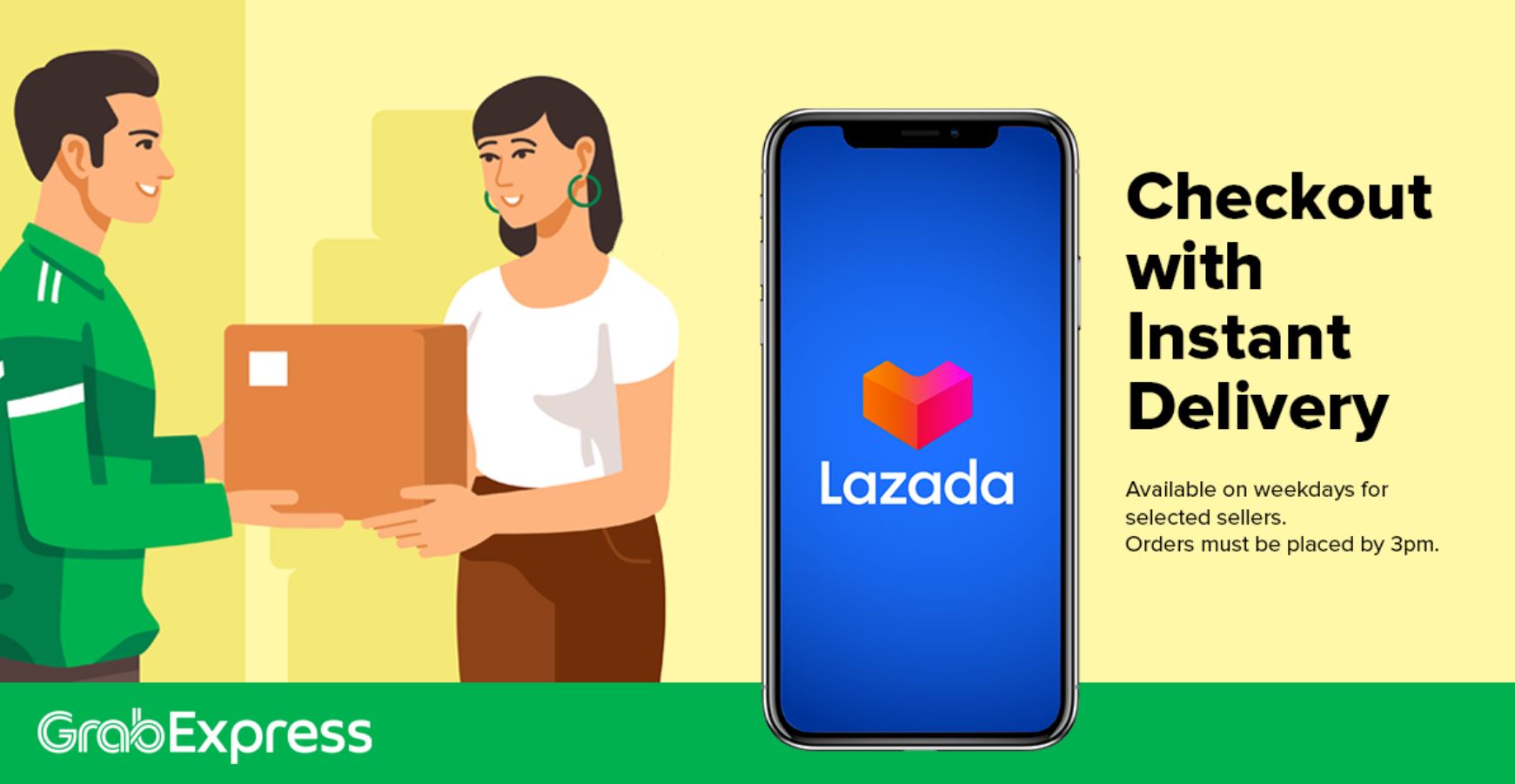 Lazada sellers can now offer same-day delivery on weekdays with GrabExpress, creating faster delivery options for consumers - Alvinology
