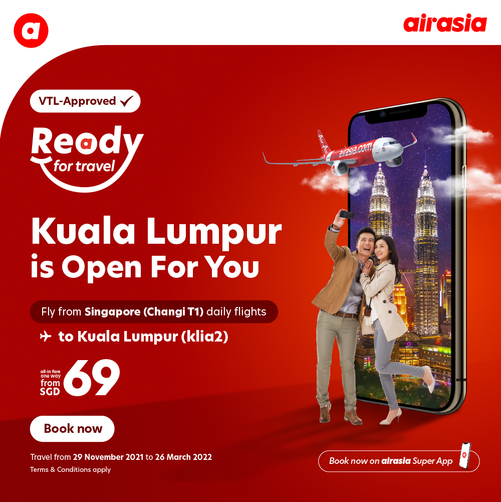 [PROMO CODE INSIDE] Kuala Lumpur is now open for Singapore Travellers via AirAsia - book your flights for as low as SGD69! - Alvinology