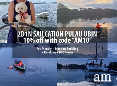 We brought our dog on a 2D1N Sailcation to Pulau Ubin! - Discover Sailing Asia - Alvinology