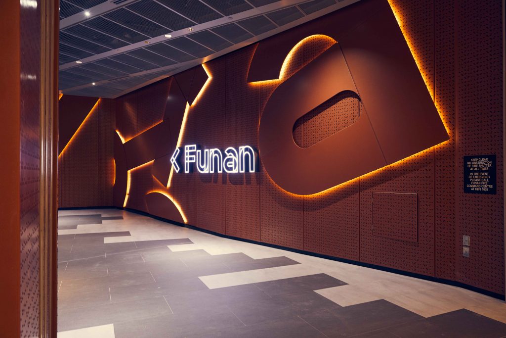 Funan launches new Underground Pedestrian Link; 100 metre of industrial chic elements echoing Funan’s design - Alvinology