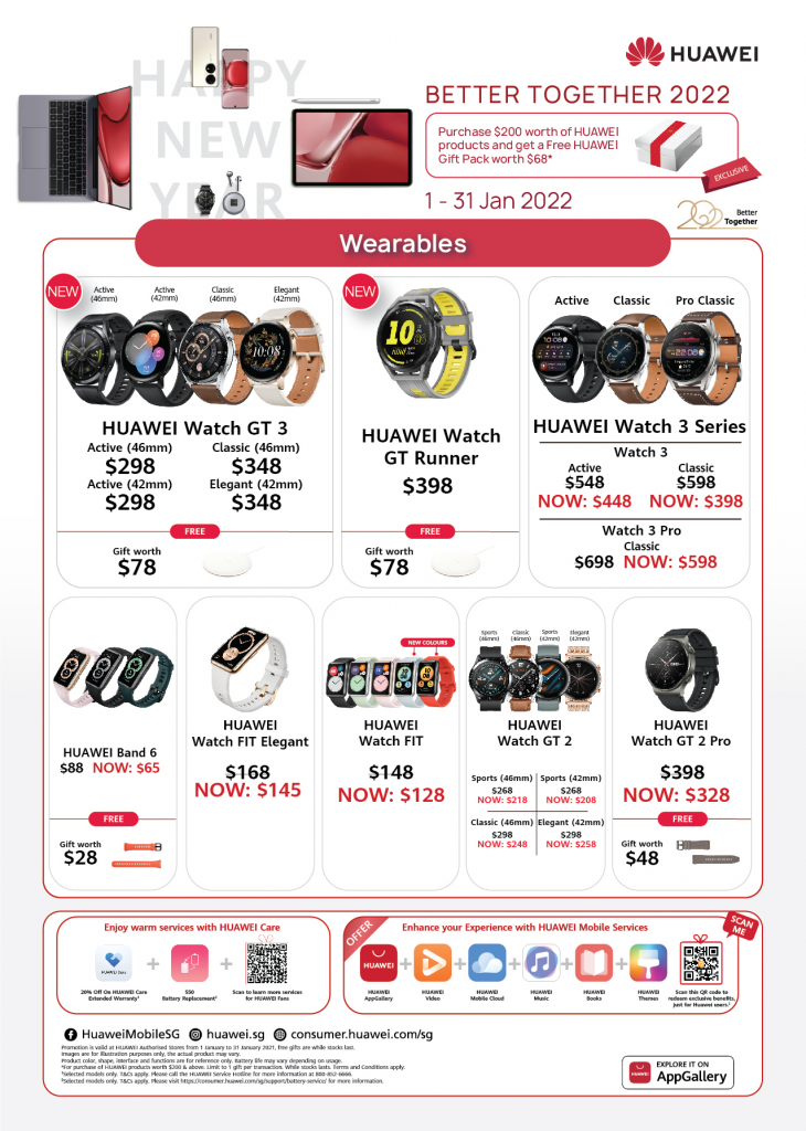 Huawei New Year Sale – Enjoy up to 35% OFF on selected Huawei devices with free gifts this January 2022 - Alvinology