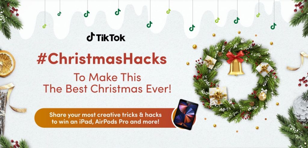 TikTok invites SG users to countdown 12 days of jolly giveaways, featuring Apple products and more! - Alvinology