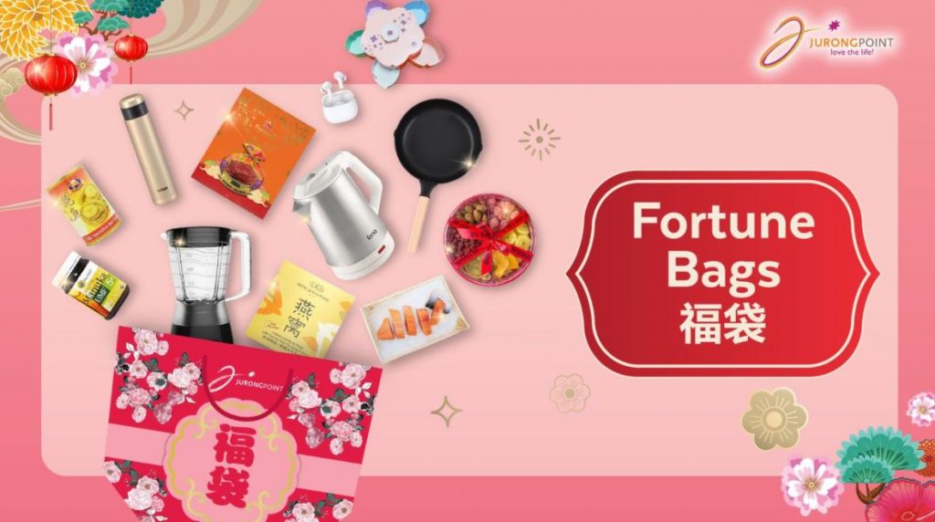 [PROMO] Jurong Point - purchase specially curated Fortune Bags at up to 2X to 3X its retail value and win $500 M Malls vouchers plus over $13,000 worth of prizes! - Alvinology