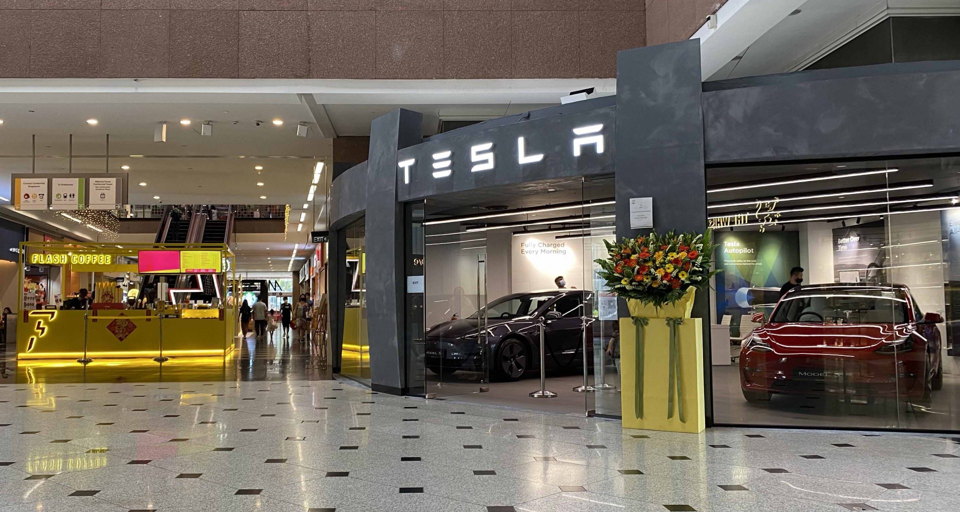 Go for a Tesla test drive as the company opens its first Singapore retail store at Millenia Walk! - Alvinology