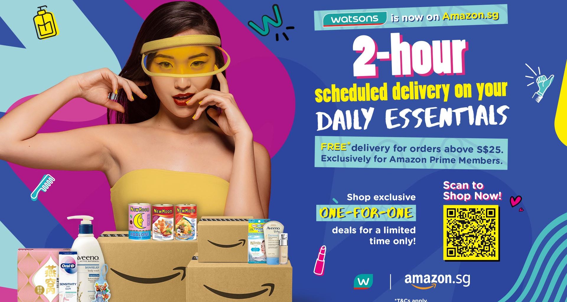 [1-FOR-1 DEAL INSIDE] Watsons expands market with its latest partnership with Amazon Singapore and GrabPay; Check out these Launch Promotions! - Alvinology