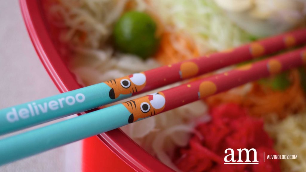 Toss up good fortune with Deliveroo's extra long Lo Hei chopsticks - Alvinology